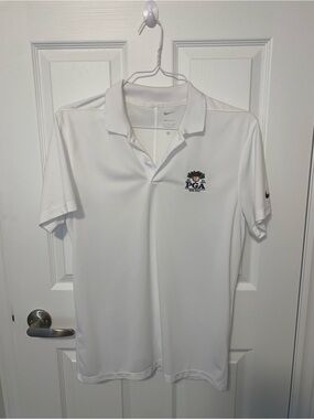 Nike White Men's PGA Performance Polo